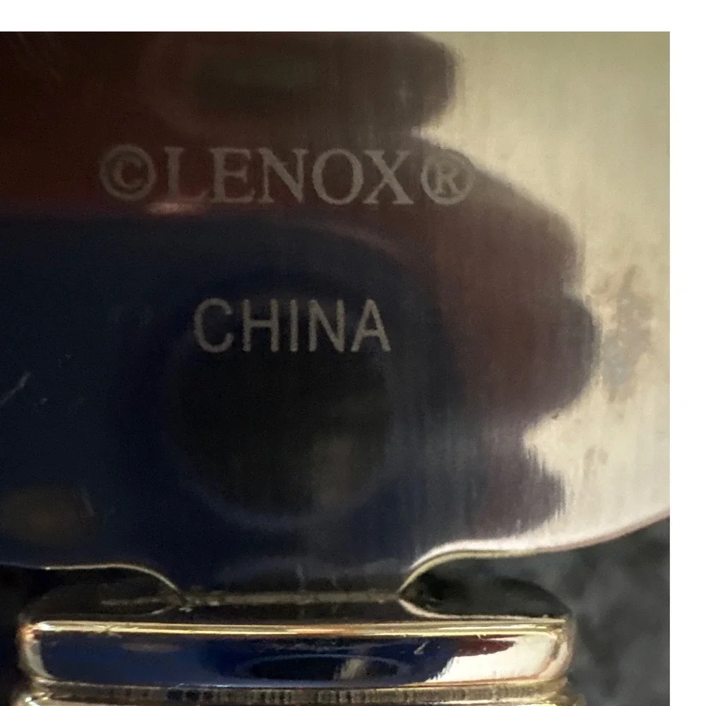 Lenox Silver Plated Interlocking Hearts Crystal Accented Wedding Cake‎ Server